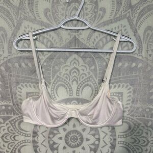 Nwt $48 Damaged 2014 Victorias Secret Very Sexy Unlined Semi Demi Bra White 36B